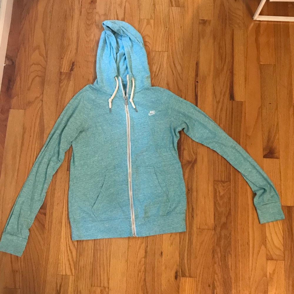 Light Blue Nike zip up